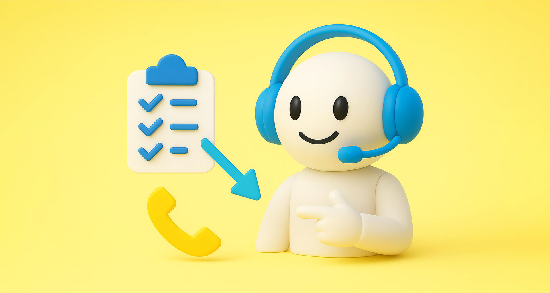 3d puhebotti ja puhelin-ikoni